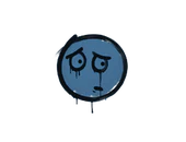 Sealed Graffiti | Worry (Monarch Blue) image