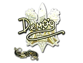 Sticker | DemQQ (Gold) | Paris 2023 image