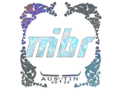 Sticker | MIBR (Holo) | Austin 2025 image