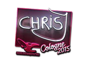 Sticker | chrisJ (Foil) | Cologne 2015 image