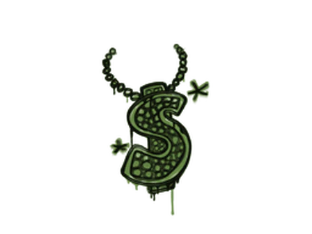 Sealed Graffiti | Bling (Battle Green) image