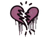 Sealed Graffiti | Broken Heart (Princess Pink) image