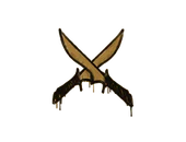 Sealed Graffiti | X-Knives (Desert Amber) image