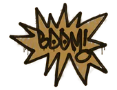 Sealed Graffiti | BOOM (Desert Amber) image
