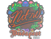 Sticker | nitr0 (Embroidered) | Budapest 2025 image