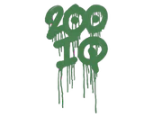 Sealed Graffiti | 200 IQ (Jungle Green) image