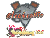 Sticker | electronic (Glitter) | Shanghai 2024 image