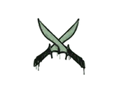 Sealed Graffiti | X-Knives (Cash Green) image