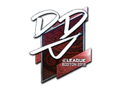 Sticker | DD (Foil) | Boston 2018 image