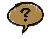 Sealed Graffiti | Question Mark (Desert Amber) image