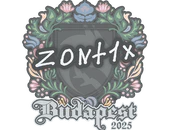 Sticker | zont1x | Budapest 2025 image
