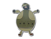 Sticker | Poorly Drawn IDF image