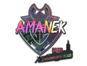 Sticker | AMANEK (Holo) | Stockholm 2021 image