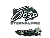 Sticker | xfl0ud (Glitter) | Antwerp 2022 image